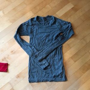 Green/grey swiftly long sleeve